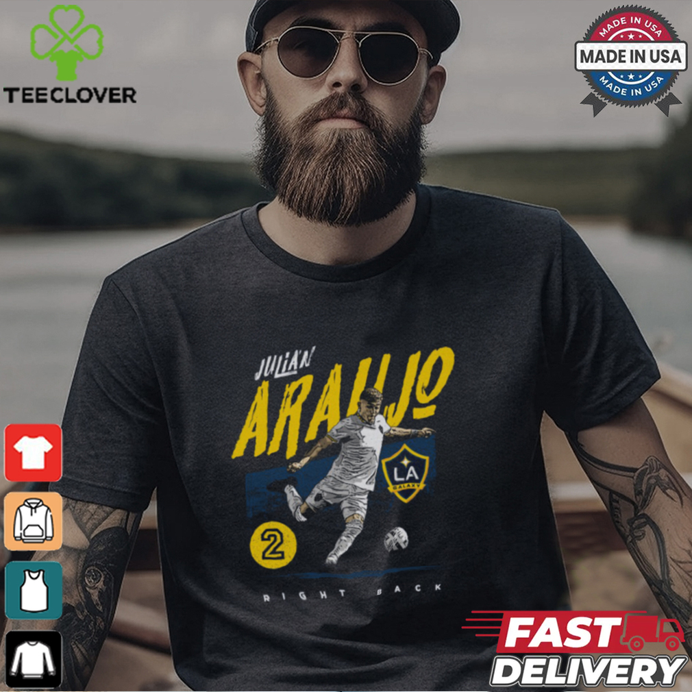 Julian Araujo LA Galaxy Grunge Shirt Julian Araujo LA Galaxy Grunge Shirt