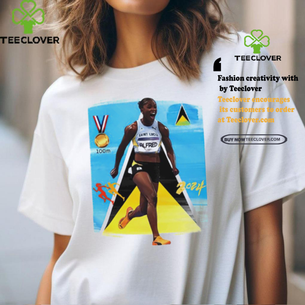 Julien Alfred Gold Medal Champion Runner 2024 Olympics shirt Julien Alfred Gold Medal Champion Runner 2024 Olympics shirt