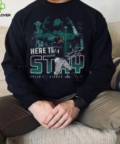 Julio Rodriguez Seattle Here To Stay WHT Shirt