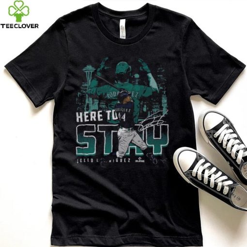 Julio Rodriguez Seattle Here To Stay WHT Shirt