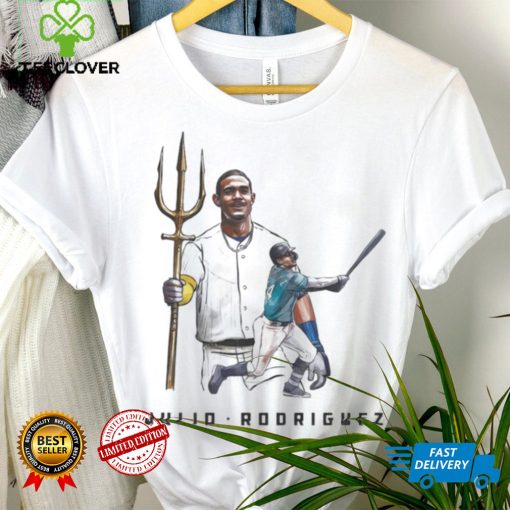 Julio Rodriguez player Seattle Mariners baseball trident sketch shirt