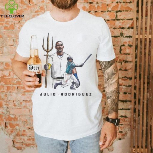 Julio Rodriguez player Seattle Mariners baseball trident sketch shirt