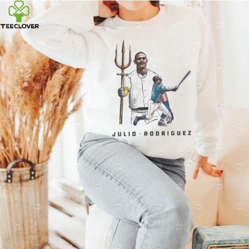 Julio Rodriguez player Seattle Mariners baseball trident sketch shirt