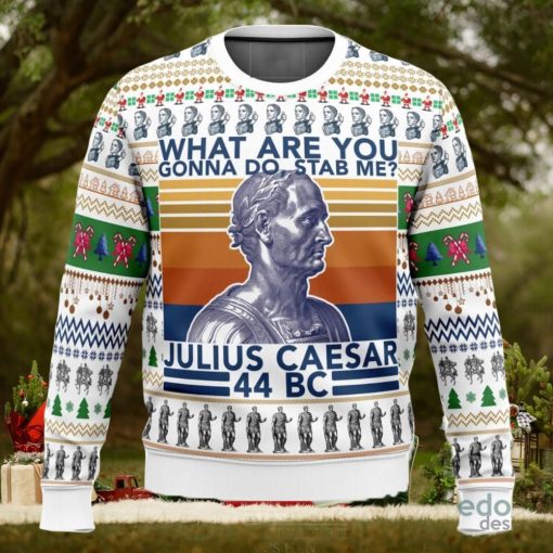 Julius Caesar 3D Ugly Christmas Sweater Christmas Gift Ideas Party Gift