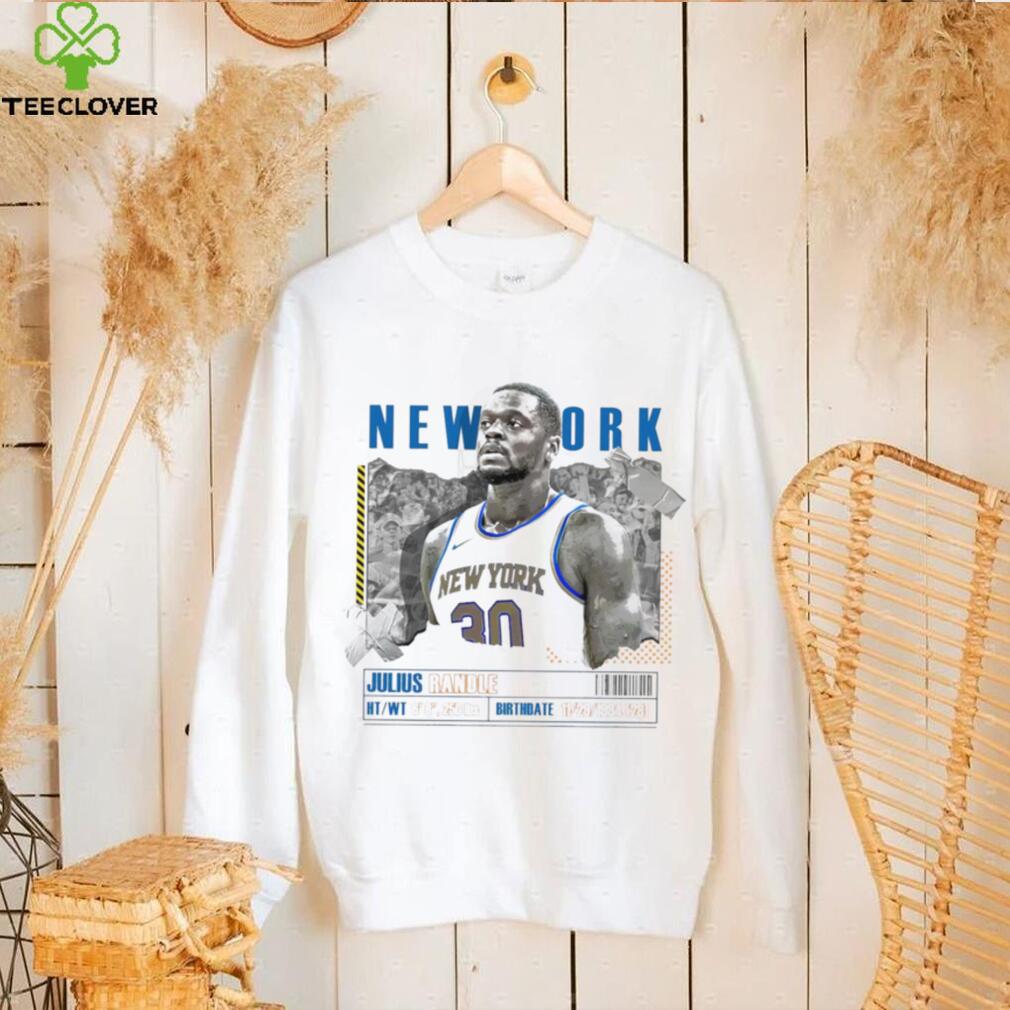 Julius Randle number 30 New York Knicks basketball player paper poster shirt Julius Randle number 30 New York Knicks basketball player paper poster shirt