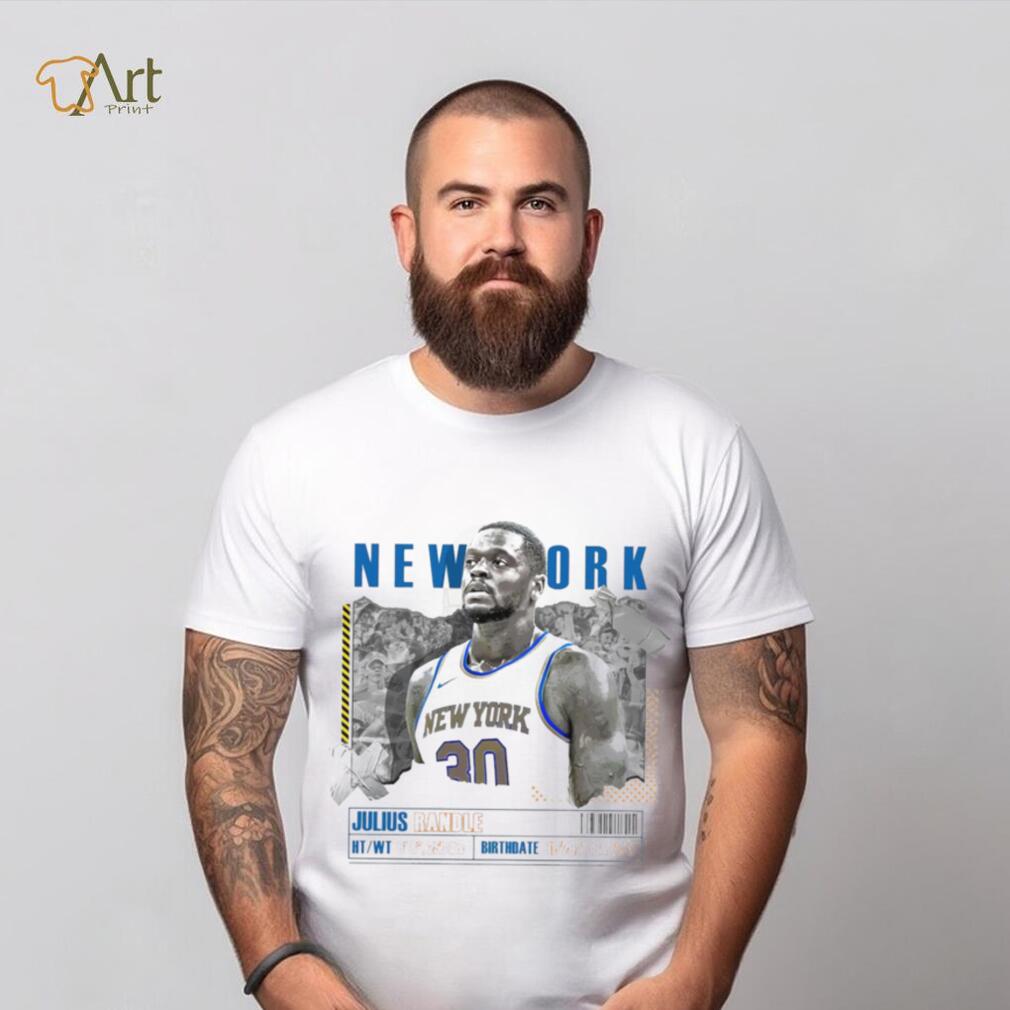 Julius Randle number 30 New York Knicks basketball player paper poster shirt Julius Randle number 30 New York Knicks basketball player paper poster shirt
