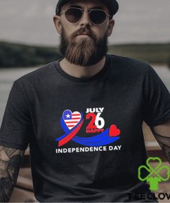 July 26 happy independence day shirt