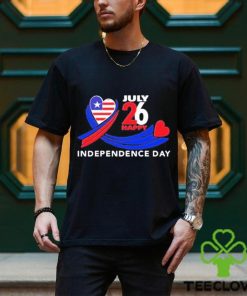 July 26 happy independence day hoodie, sweater, longsleeve, shirt v-neck, t-shirt