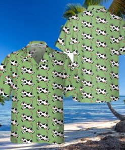 Jumping Cow Hawaiian Shirt, Cow Shirt For Men & Women, Funny Cow Print Shirt