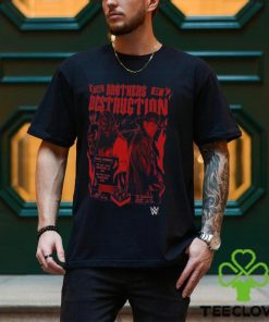 Junction Heather Charcoal Brothers of Destruction Fanzine Collage Graphic T Shirt