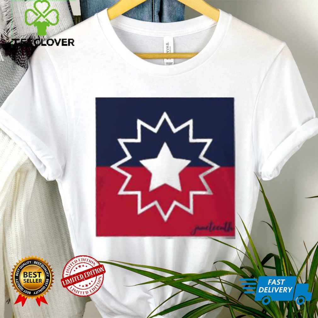 Juneteenth red white flag shirt Juneteenth red white flag shirt