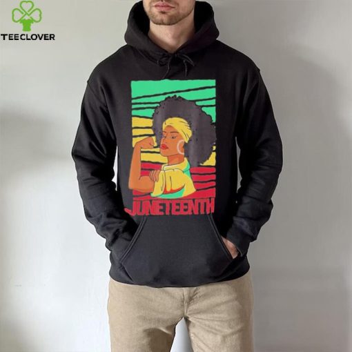 Juneteenth strong black girl African American freedom hoodie, sweater, longsleeve, shirt v-neck, t-shirt