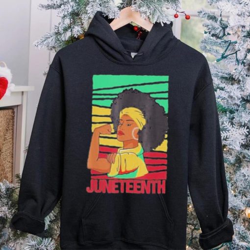 Juneteenth strong black girl African American freedom hoodie, sweater, longsleeve, shirt v-neck, t-shirt