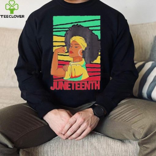 Juneteenth strong black girl African American freedom hoodie, sweater, longsleeve, shirt v-neck, t-shirt