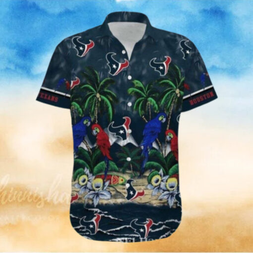 Jungle Game Houston Texans Hawaiian Shirt