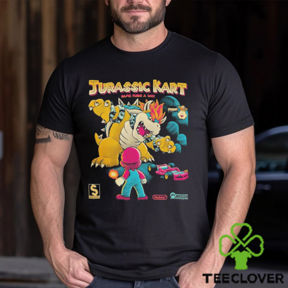Jurassic Kart Game Finds A Way 2024 T shirt Jurassic Kart Game Finds A Way 2024 T shirt