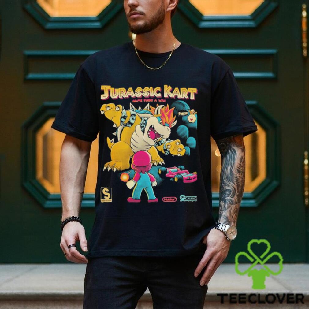 Jurassic Kart Game Finds A Way 2024 T shirt Jurassic Kart Game Finds A Way 2024 T shirt