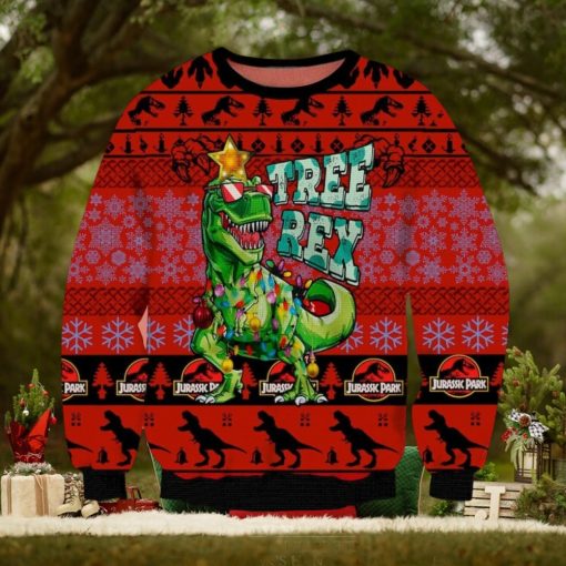 Jurassic Park Have Tree Rex In Christmas Ugly Sweater