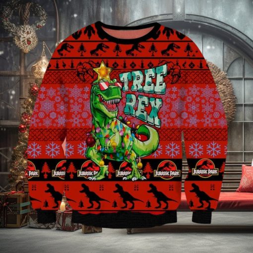 Jurassic Park Have Tree Rex In Christmas Ugly Sweater