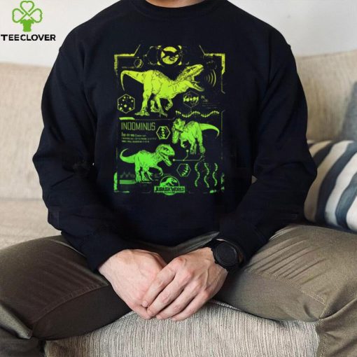 Jurassic Park Jurassic World Indominus Rex Green Schematic T Shirt