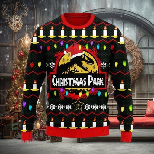 Jurassic Park Trex Ugly Christmas Sweater 3D Gift For Men And Women Anime Xmas Gift