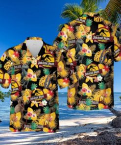 Jurassic Park Tropical Hawaii Beach Pineapple Jurassic Park Hawaiian Shirt