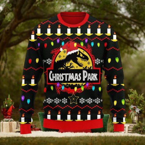 Jurassic Park Ugly Park Ugly Gift Christmas 3D Sweater For Men And Women