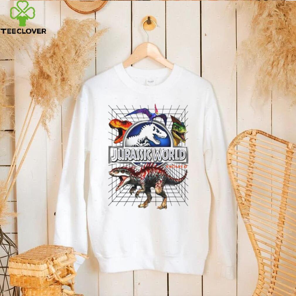 Jurassic World Evolved Dino Grid shirt Jurassic World Evolved Dino Grid shirt