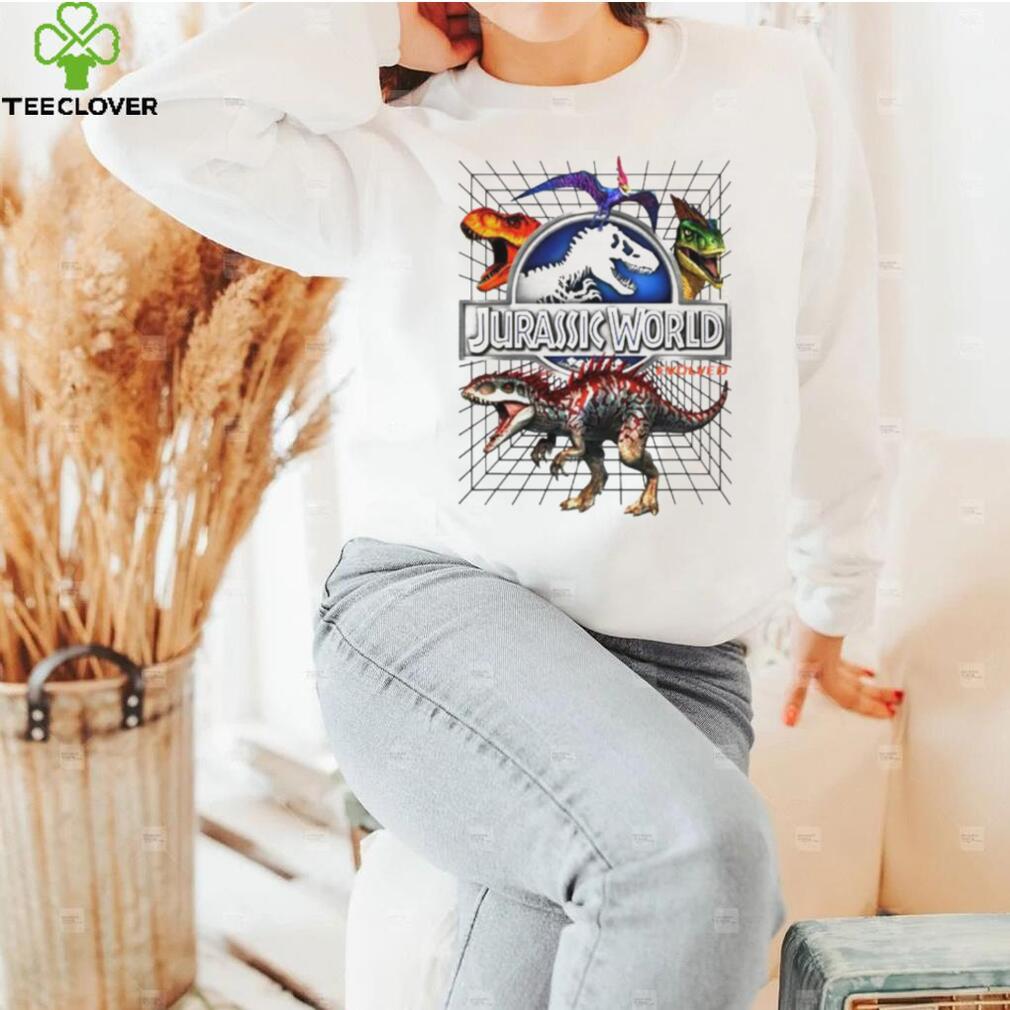 Jurassic World Evolved Dino Grid shirt Jurassic World Evolved Dino Grid shirt