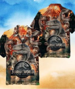 Jurassic World Fallen Kingdom Universal Jurassic Park Hawaiian Shirt