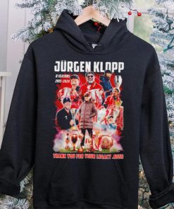 Jurgen Klopp 8 seasons thank you for your Legacy boss shirt