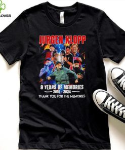 Jurgen Klopp Liverpool 9 years of the memories 2015 2024 thank you for the memories signature shirt