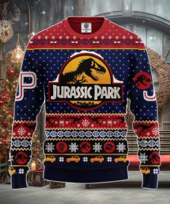 Jurrasic Park Ugly Christmas Sweater Amazing Gift Men And Women Christmas Gift