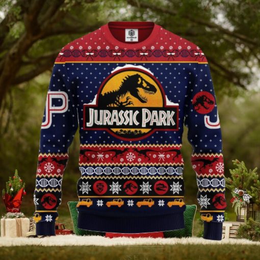Jurrasic Park Ugly Christmas Sweater For Men Women