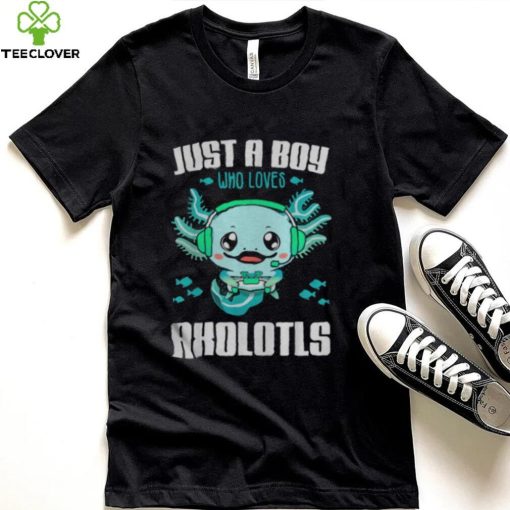 Just A Boy Who Loves Axolotls hoodie, sweater, longsleeve, shirt v-neck, t-shirt