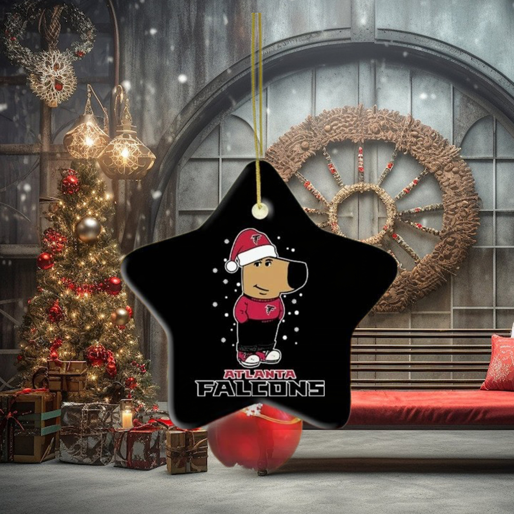 Just A Chill Guy Chill With Atlanta Falcons Christmas Ornament Just A Chill Guy Chill With Atlanta Falcons Christmas Ornament