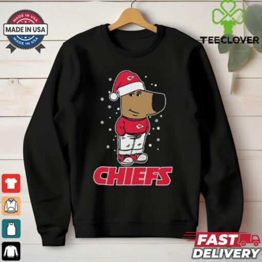 Just A Chill Guy Chill With Kansas City Chiefs Christmas Shirt