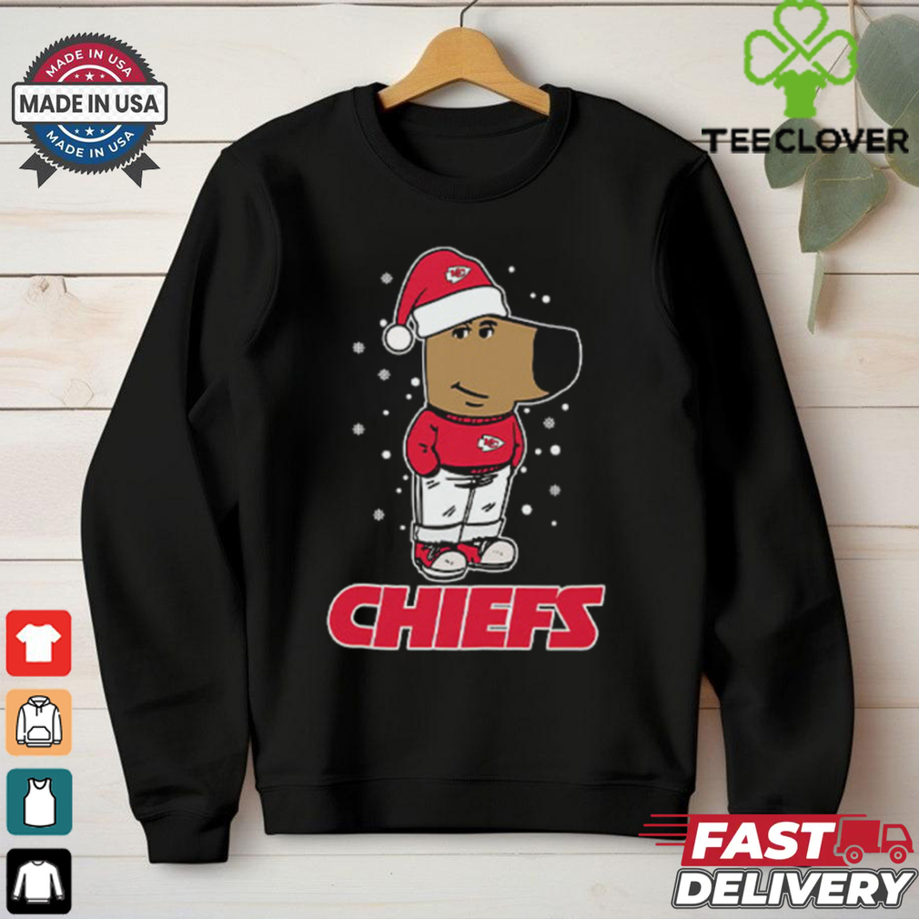 Just A Chill Guy Chill With Kansas City Chiefs Christmas Shirt Just A Chill Guy Chill With Kansas City Chiefs Christmas Shirt
