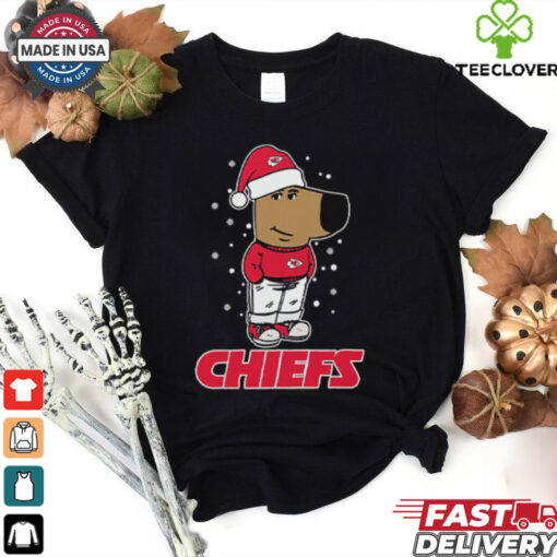 Just A Chill Guy Chill With Kansas City Chiefs Christmas Shirt