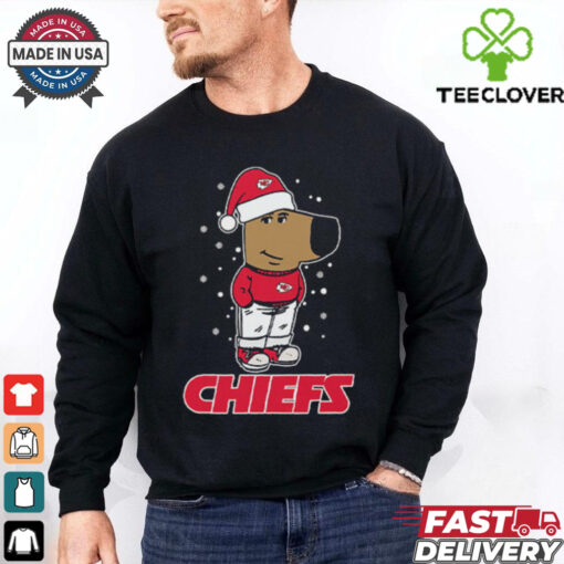 Just A Chill Guy Chill With Kansas City Chiefs Christmas Shirt