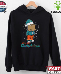 Just A Chill Guy Chill With Miami Dolphins Christmas Shirt