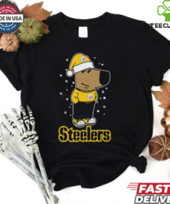 Just A Chill Guy Chill With Pittsburgh Steelers Christmas Shirt