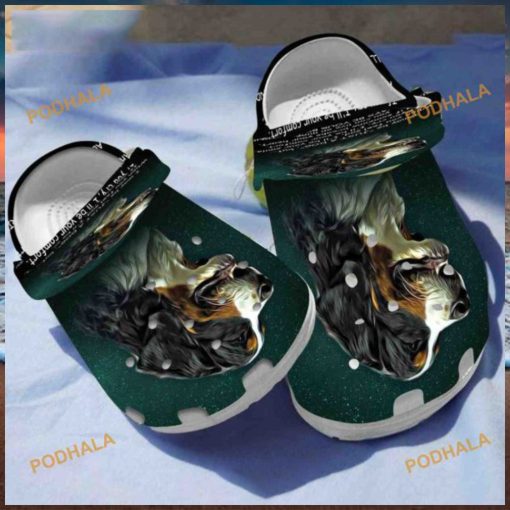 Just A Dog Bernese Mountain Crocs