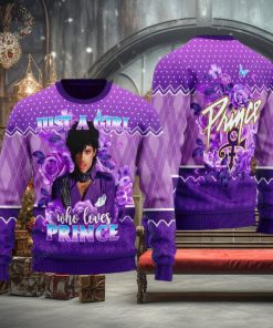 Just A Girl Prince Who loves Christmas Ugly Sweater For Men And Women Gift Hoidays