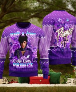 Just A Girl Prince Who loves Christmas Ugly Sweater For Men And Women Gift Hoidays