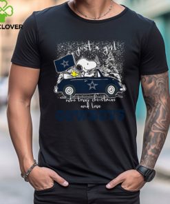 Just A Girl Who Lover Christmas And Love Dallas Cowboys shirt