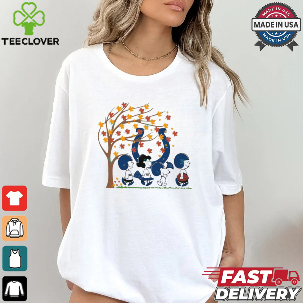 Just A Girl Who Loves Fall And Indianapolis Colts Snoopy shirt Just A Girl Who Loves Fall And Indianapolis Colts Snoopy shirt