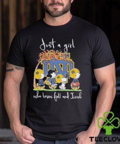 Just A Girl Who Loves Fall And Irish Peanuts Characters Snoopy T Shirt 1 Just A Girl Who Loves Fall And Irish Peanuts Characters Snoopy T Shirt