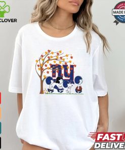 Just A Girl Who Loves Fall And New York Giants Snoopy shirt