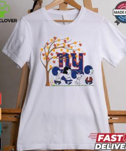 Just A Girl Who Loves Fall And New York Giants Snoopy shirt